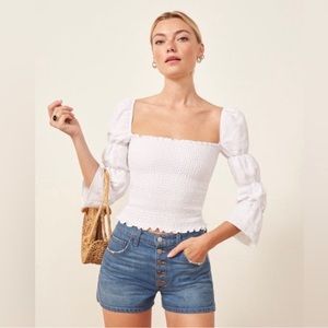 Reformation Gala Top Size Small